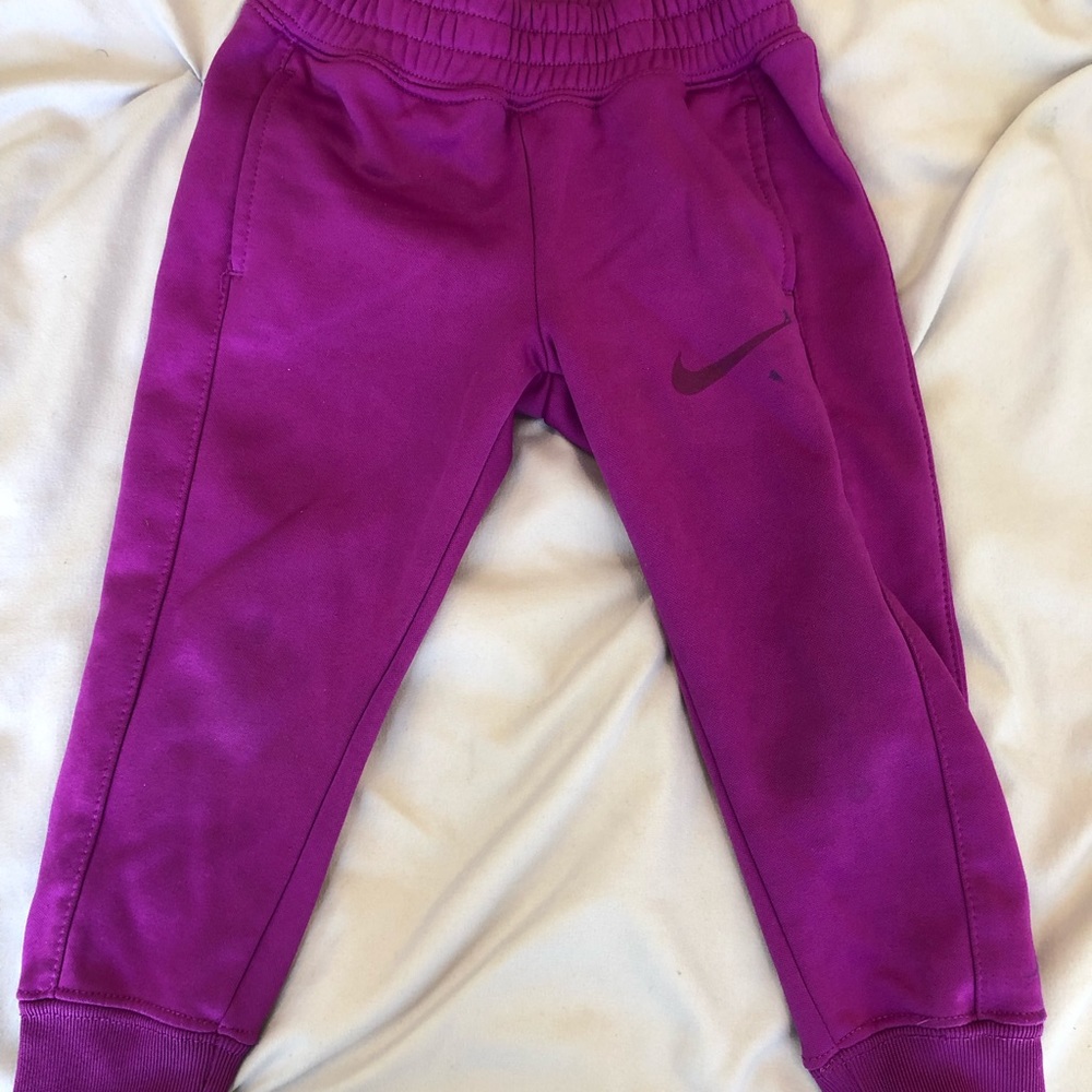 Purple Nike Toddler Joggers